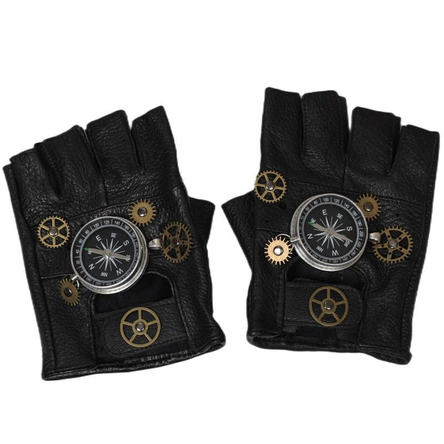 Steampunk Compass Half
