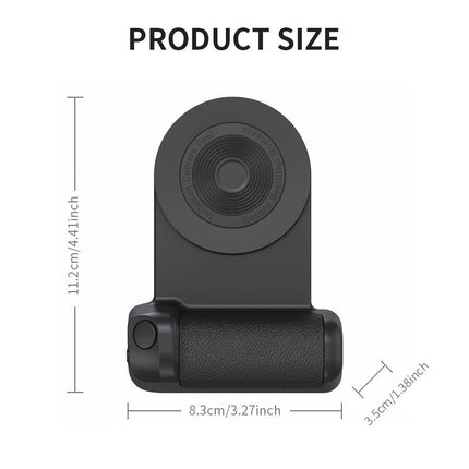 Magnetic Phone Photography Grip | Compatible with iPhone & Android, 360° Fill Light with Bluetooth Remote, Ideal for Live Streaming & Vlogging