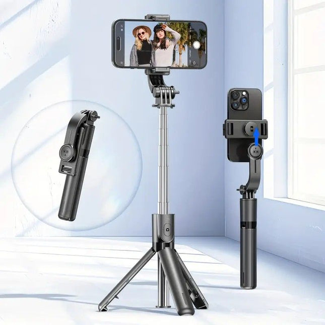 Upgraded Clamp Selfie Stick Tripod Bluetooth Remote Control Portable Detachable Design One Rod Multiple