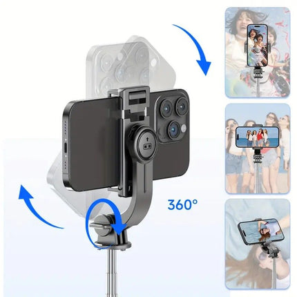 Upgraded Clamp Selfie Stick Tripod: Bluetooth Remote Control, Portable Detachable Design, One Rod, Multiple Functions