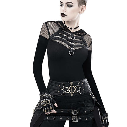 Steampunk PU Leather Waist Bag: Adjustable Waist Size with Rivet Detailing, Versatile as a Retro Leg Bag or Belt, Unisex for Motorcycle Riding and Stylish Outfits