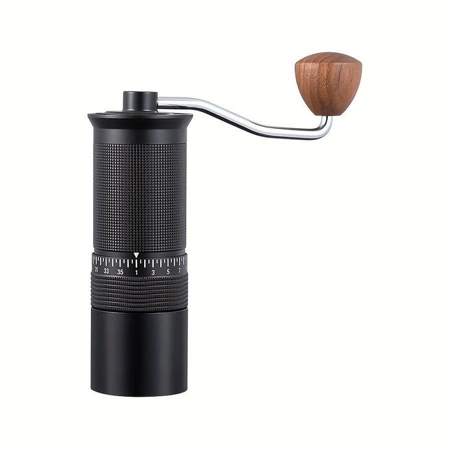 1-Pack, Manual Coffee Grinder, Hand Coffee Grinder with Built-in Digital Adjustable Setting, Black, Stainless Steel Conical Burr, Coffee Bean Grinder