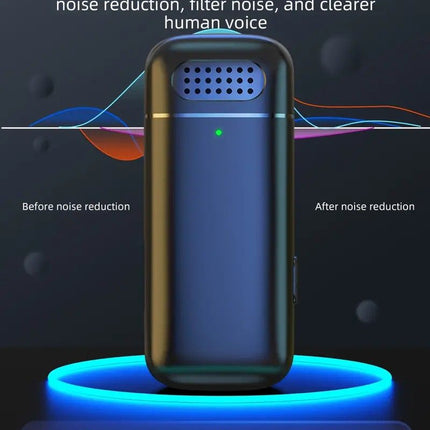 Wireless Lavalier Microphone Set: 2.4G Wireless Instant Connection, DSP Smart Noise Reduction, 84-Hour Long Battery Life, One-to-Many Full-Scenario Compatibility, Type-C Interface.（Yellow inner warehouse）