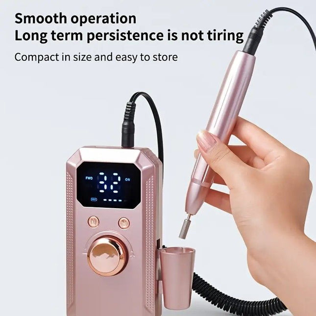 Professional Nail Drill Quiet and Efficient LED Digital Display 31 Accessories for All-in-One Use Easy for – product detail