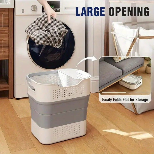 Multi-functional Folding Laundry Basket Hassle-free Storage One Basket for All Your Clothes Sorting.dull – product detail