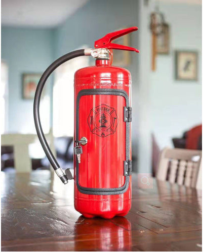 Fire Extinguisher Minibar Wine Cabinet Perfect Gift for Men red B V1237-ZY-203-1660