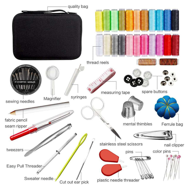 Sewing kit 98 pieces with 24 thread colors MultiColor – product detail