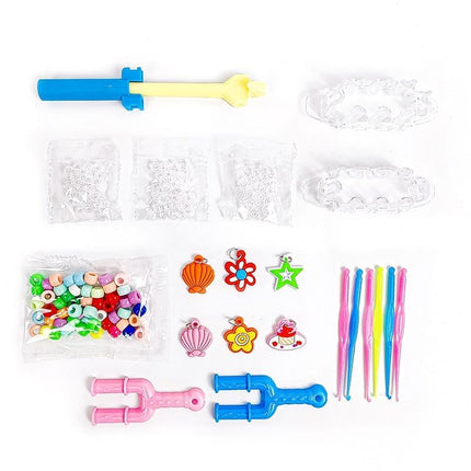 4500 pcs Loom Bands Mega Kit with Accessories, Multicolor