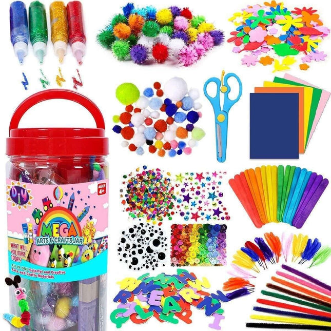 Pipe Cleaners Craft Kit with Moving Eyes and Balls MultiColor V1237-ZY-506-0005