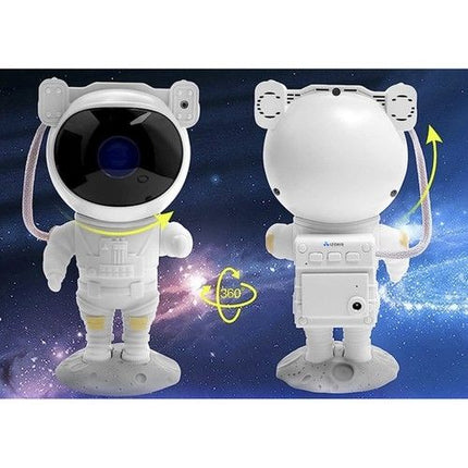 Astronaut Night Light with Remote Control Star Projector Galaxy Light, White