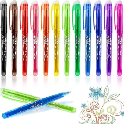 Erasable Gel Ink Pens 12-pack, MultiColor