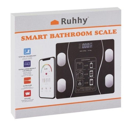 Smart Bathroom Scale with Body Analysis, Black