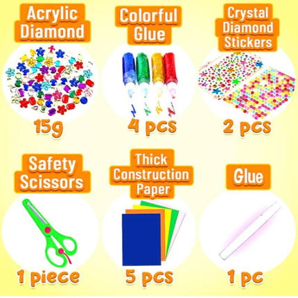 Mega Craft Kit with Pipe Cleaners Moving Eyes Balls, Multicolor
