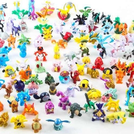 24pcs Pokemon Figures, Pikachu & Multicolor Mini Collectibles