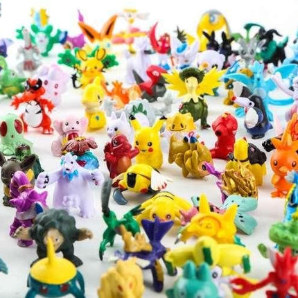 24pcs Pokemon Figures, Pikachu & Multicolor Mini Collectibles