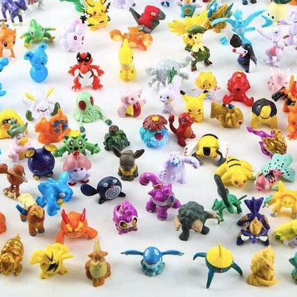 24pcs Pokemon Figures, Pikachu & Multicolor Mini Collectibles