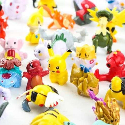24pcs Pokemon Figures, Pikachu & Multicolor Mini Collectibles