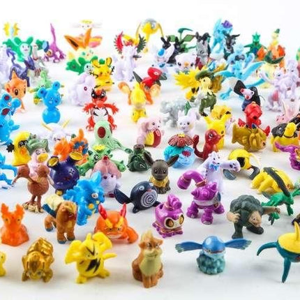24pcs Pokemon Figures, Pikachu & Multicolor Mini Collectibles