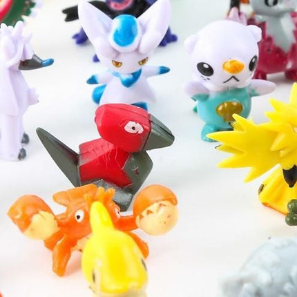 24pcs Pokemon Figures, Pikachu & Multicolor Mini Collectibles