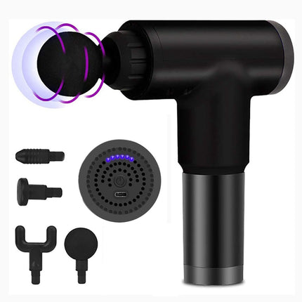 Wireless Massage Gun Black, Muscle Massager for Deep Tissue Relief