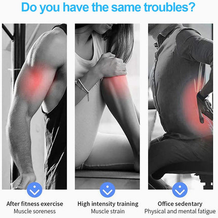 Wireless Massage Gun Black, Muscle Massager for Deep Tissue Relief