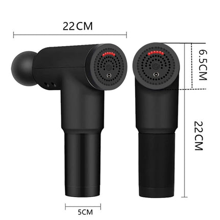Wireless Massage Gun Black, Muscle Massager for Deep Tissue Relief