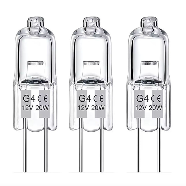 10-Pack G4 Halogen Bulbs 20W 12V Warm White – product detail