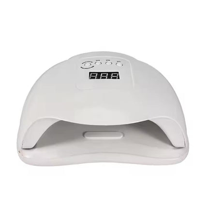 UV LED Nail Lamp 54W with 10s 30s 60s 99s Timer, White
