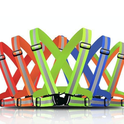 Reflective Harness Vest 2-Pack, Durable & Practical, Random Style