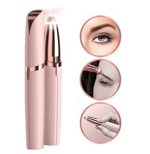 Epilator Trimmer for Eyebrows Facial Hair Nose Hair Bikini Line PinkGold V1237-ZY-506-0049