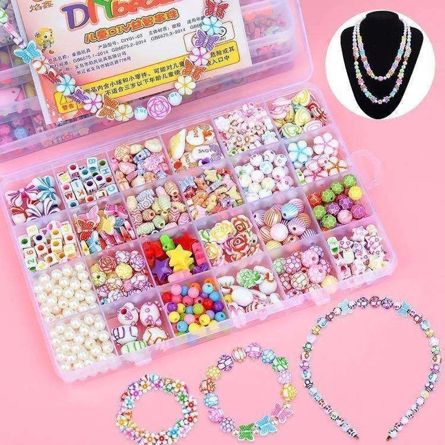 500pcs Acrylic Beads Mix for Jewelry Making DIY Bead Box MultiColor – product detail
