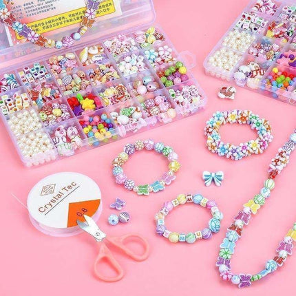 500pcs Acrylic Beads Mix for Jewelry Making, DIY Bead Box, MultiColor