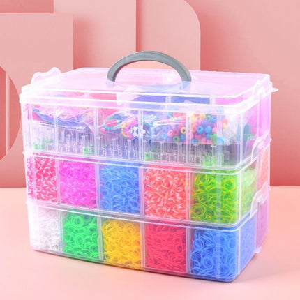 28,000 Pieces Super Large Loom Bands Kit with Accessories, Multi-Color