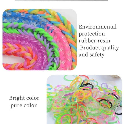 28,000 Pieces Super Large Loom Bands Kit with Accessories, Multi-Color