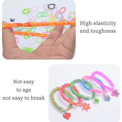 28,000 Pieces Super Large Loom Bands Kit with Accessories, Multi-Color