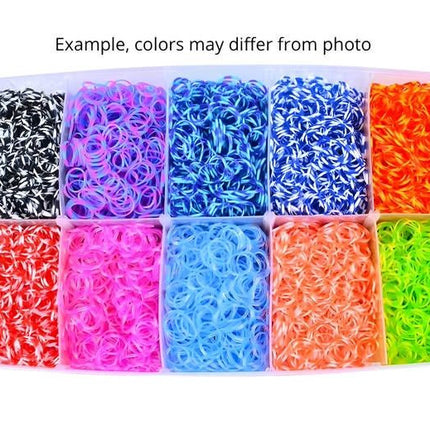 28,000 Pieces Super Large Loom Bands Kit with Accessories, Multi-Color