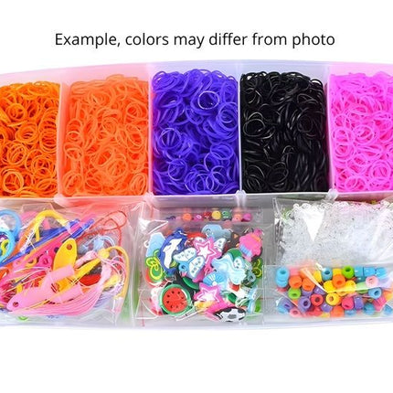 28,000 Pieces Super Large Loom Bands Kit with Accessories, Multi-Color