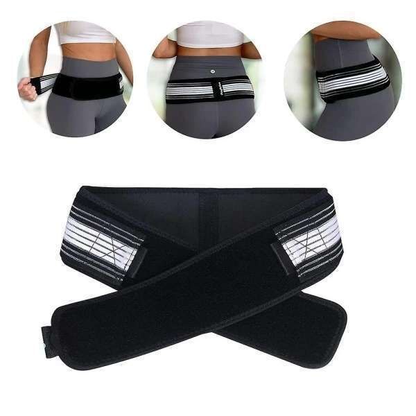 Hip Support Belt Adjustable Sciatica Relief Black V1237-ZY-506-0057