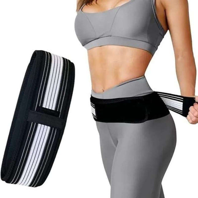 Hip Support Belt Adjustable Sciatica Relief Black – product detail