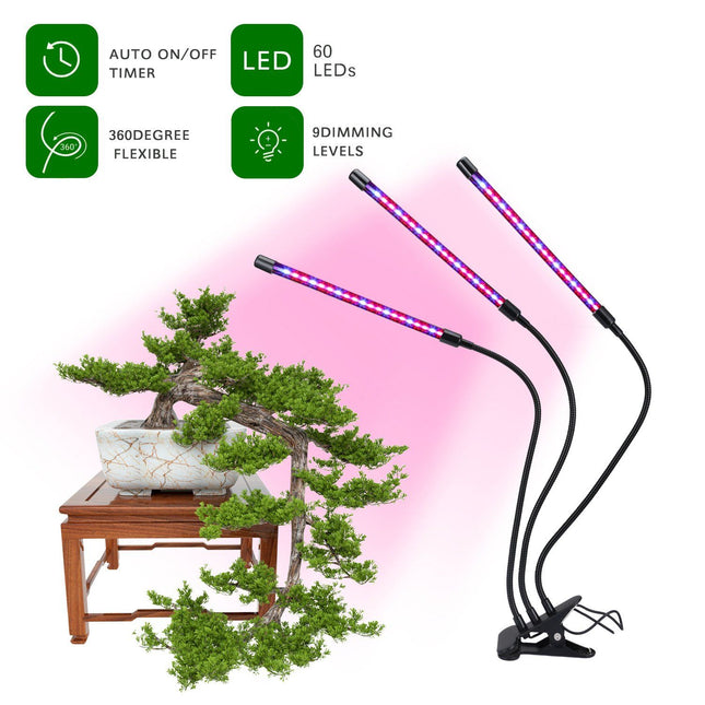 60 LED Full Spectrum Grow Light with 3 Timers MultiColor – product detail