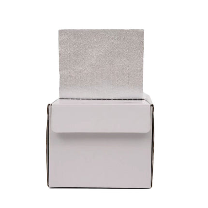 100m Hair Foil, Embossed Silver
