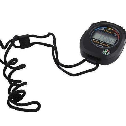 Digital Stopwatch Multifunctional with Built-in Compass, Black