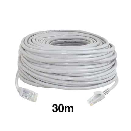 30m Cat5e Ethernet Cable, Grey