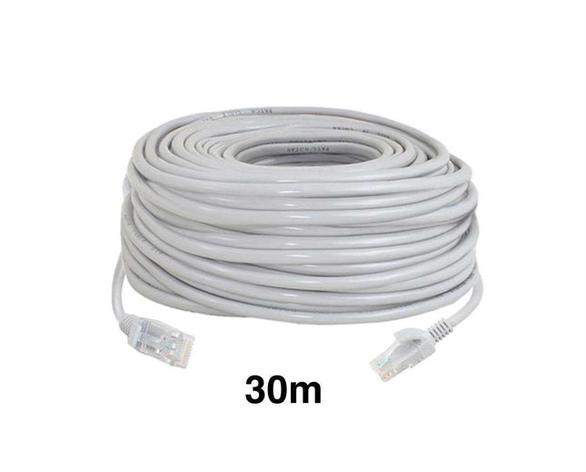 30m Cat5e Ethernet Cable Grey – product detail