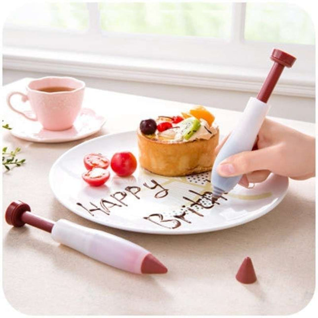 3pcs MultiColor Piping Syringe for Creative Pastries Piping Pen V1237-ZY-506-0080