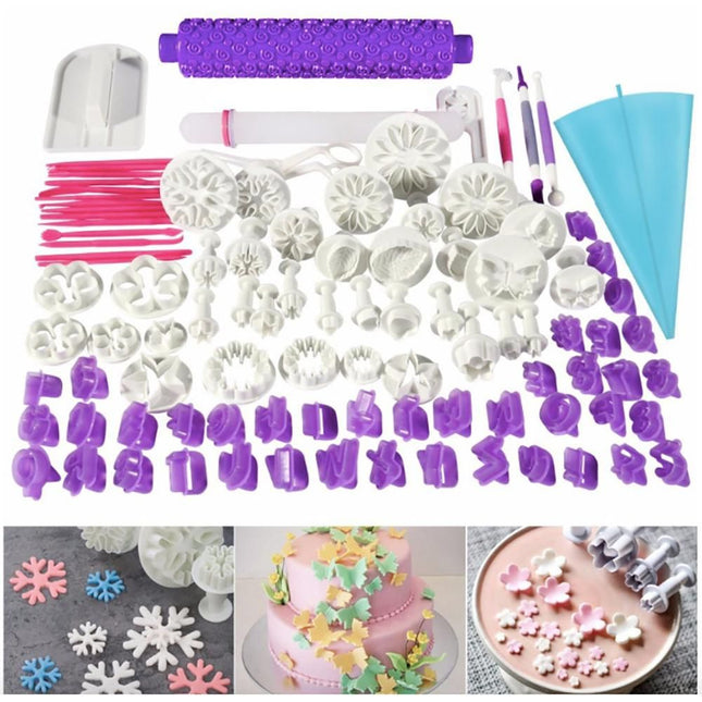 94pcs Cake Baking Tools and Utensils MultiColor V1237-ZY-506-0082