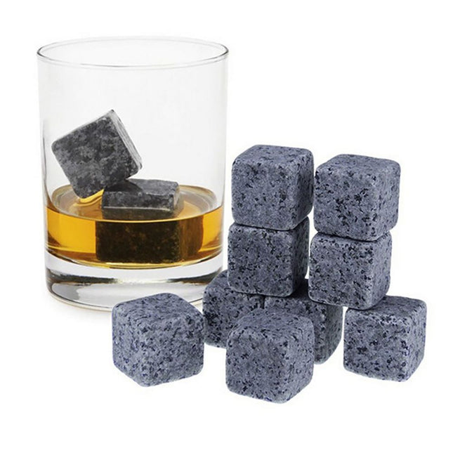 Whiskey Stones 9-pack Grey Whiskey Ice Cubes V1237-ZY-506-0085