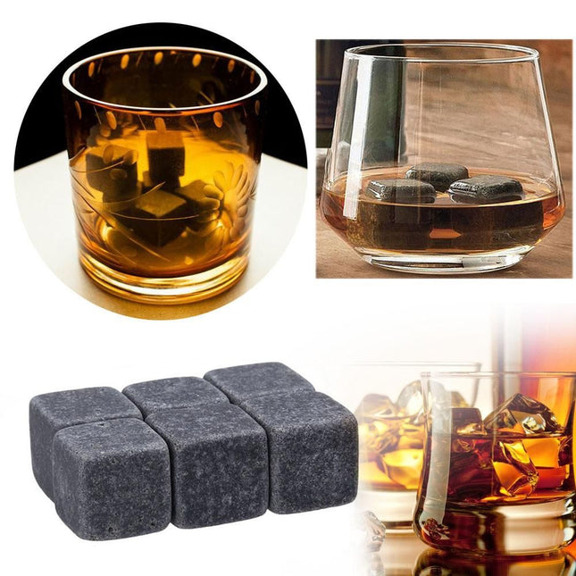 Whiskey Stones 9-pack Grey Whiskey Ice Cubes – product detail