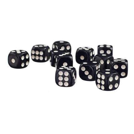 100-Pack White Six-Sided Dice for Party Game Puzzle