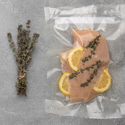 50 Vacuum Bags, 20x30 cm Storage Bags, Transparent Vacuum Sealer Bags for Efficient Storage